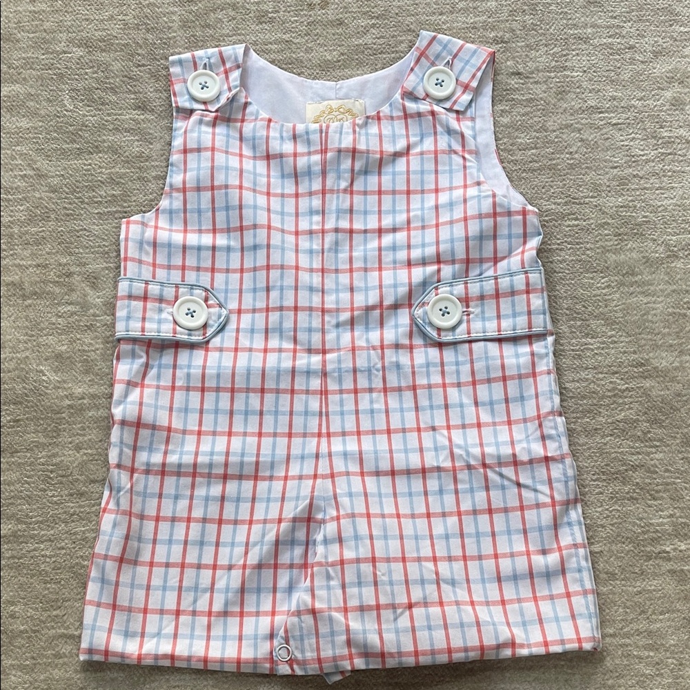 The Beaufort Bonnet Company Pink and Blue Plaid Jon Jon